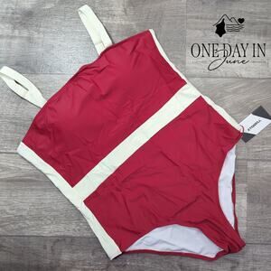 Etosell Colorblock One Piece Swimsuit Size XL